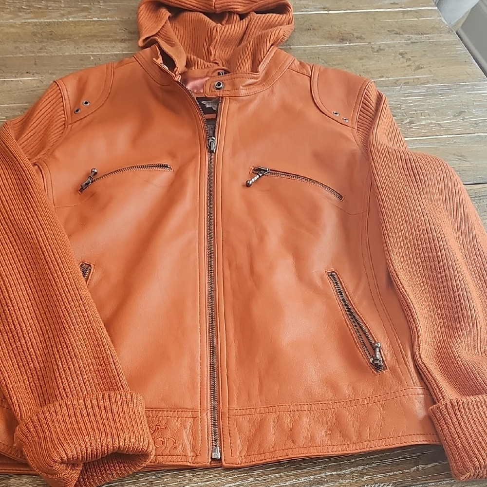 Harley-Davidson Orange Bomber Jacket